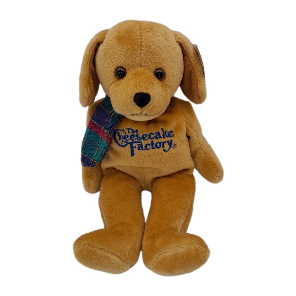 The Cheesecake Factory Dog 10" Plush Herrington‎ Teddy Bear Club Bean Bag NWT